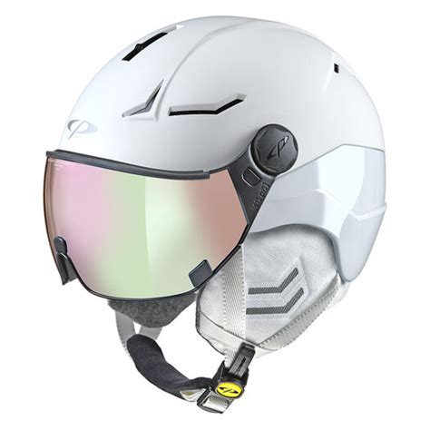 White Cashmere ski helmet 